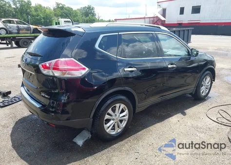 2015 Nissan Rogue Sv из США, поврежденный, VIN KNMAT2MV3FP585895
